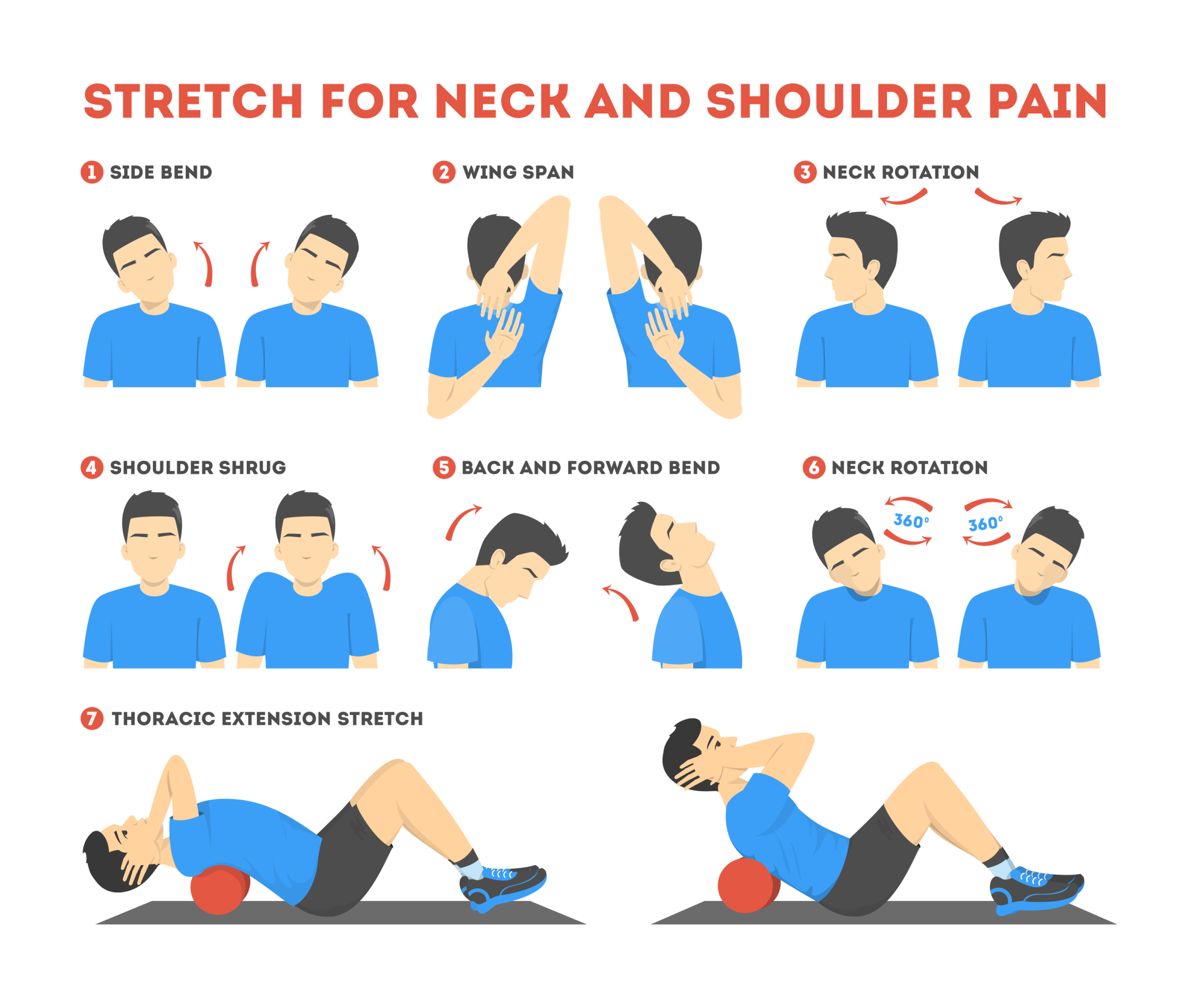 Neck Pain and Neck Tension Relief Exercise 